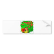 Christmas Reindeer bumper stickers