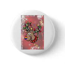Christmas Reindeer buttons