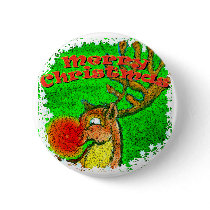 Christmas Reindeer buttons