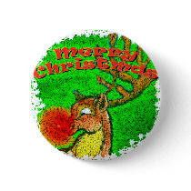 Christmas Reindeer buttons