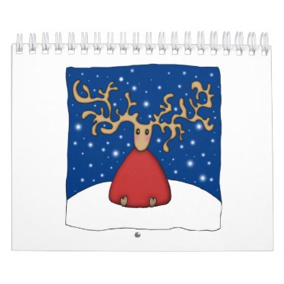 Christmas Reindeer Calendars by biliana
