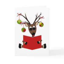 Christmas Reindeer Card by forbes1954 Christmas Reindeer Card