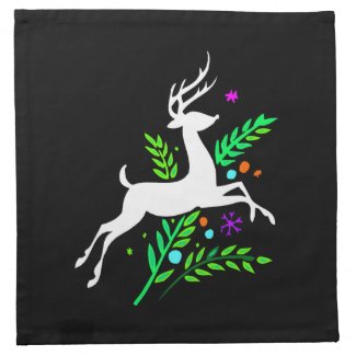 Christmas Reindeer Cloth Napkin