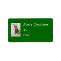 Christmas Reindeer Gift Tags label