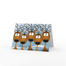 Christmas Reindeer Greeting Card