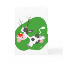 Christmas reindeer greeting card by Lioness_Graphics Christmas reindeer greeting card