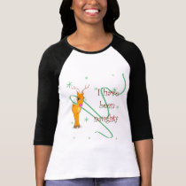 Christmas Reindeer I have been naughty t-shirts by Jamene_Clothing Christmas Reindeer I have been naughty t-shirts