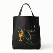 Christmas Reindeer I have been Nice Dark Tote Bag by Jamene_Clothing Christmas Reindeer I have been Nice Dark Tote Bag