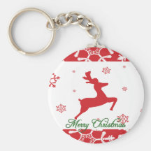 Christmas Reindeer Key Chain
