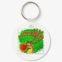 Christmas Reindeer keychains
