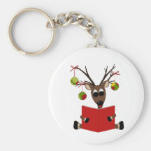 Christmas Reindeer Keychain