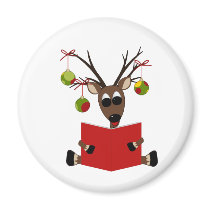 Christmas Reindeer magnets by forbes1954 Christmas Reindeer magnets