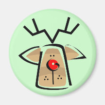 Christmas Reindeer Magnet