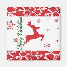 Christmas Reindeer Magnet