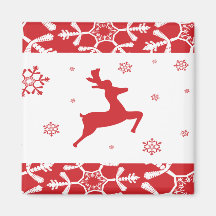 Christmas Reindeer Magnet