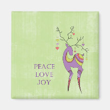 Christmas Reindeer Magnets