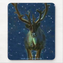 Christmas Reindeer mousepads by RavenSpiritPrints Christmas Reindeer mousepads