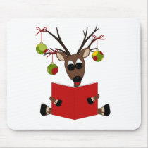 Christmas Reindeer mousepads by forbes1954 Christmas Reindeer mousepads