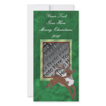 Christmas Reindeer Photo Card photo cards by Customizables Christmas Reindeer Photo Card photo cards