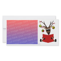 Christmas Reindeer Photocard by forbes1954 Christmas Reindeer Photocard