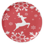 Christmas Reindeer Party Plates