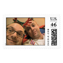 Christmas Reindeer postage by leftpeg Christmas Reindeer postage