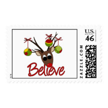 Christmas Reindeer Postage
