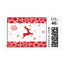 Christmas Reindeer Postage
