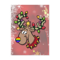 Christmas Reindeer postcards