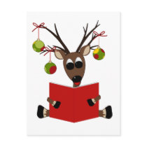 Christmas Reindeer Postcard