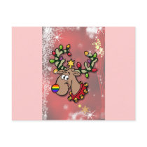 Christmas Reindeer postcards