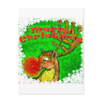 Christmas Reindeer postcards