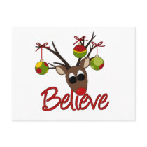 Christmas Reindeer Postcard