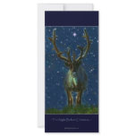 Christmas Reindeer Custom Rack Card