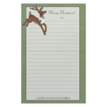 Christmas Reindeer Stationery