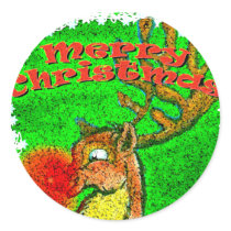 Christmas Reindeer stickers by FunGraphix Christmas Reindeer stickers