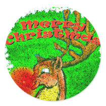 Christmas Reindeer stickers