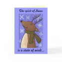 Christmas Reindeer - The spirit of Xmas is a state cards by folkartblonde Christmas Reindeer - The spirit of Xmas is a state cards
