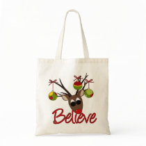 Christmas Reindeer tote bag by forbes1954 Christmas Reindeer tote bag