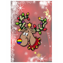 Christmas Reindeer t-shirts by gayworld Christmas Reindeer t-shirts