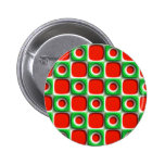 Christmas Retro Dots Pin