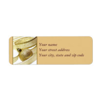 Christmas return address label labels