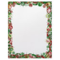Christmas Ribbon Ball border letterhead by patsarts Christmas Ribbon Ball border letterhead
