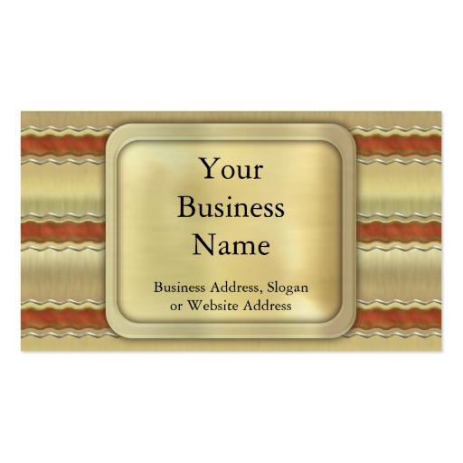 Christmas Ribbons Business Cards (front side)