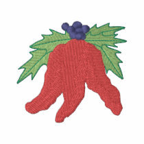 Christmas Ristra embroidered shirts by ZazzleEmbroidery Christmas Ristra embroidered shirts