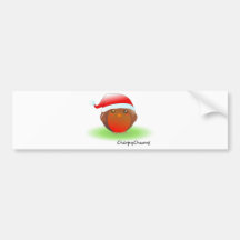 Christmas Robin Bumper Stickers