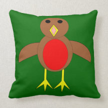 Christmas Robin Pillow