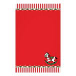 Christmas Rocking Horse Personalized Stationery