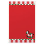Christmas Rocking Horse Personalized Stationery
