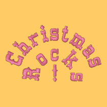 Christmas Rocks! embroidered shirts by graphicdoodles Christmas Rocks! embroidered shirts
